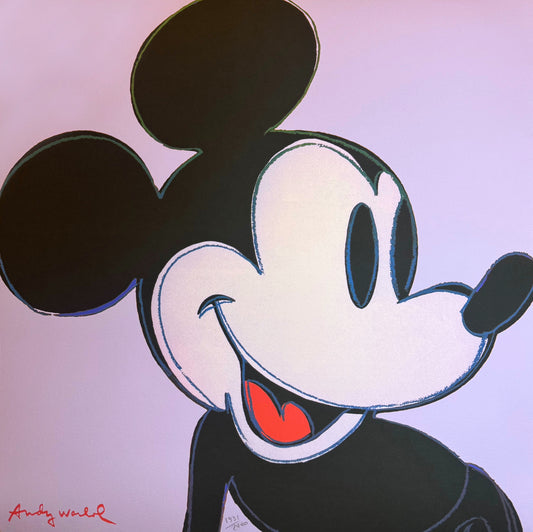 Andy Warhol (Mickey Mouse) purple